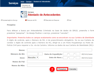 Como Tirar Atestado De Antecedentes Criminais Sp Pela Internet